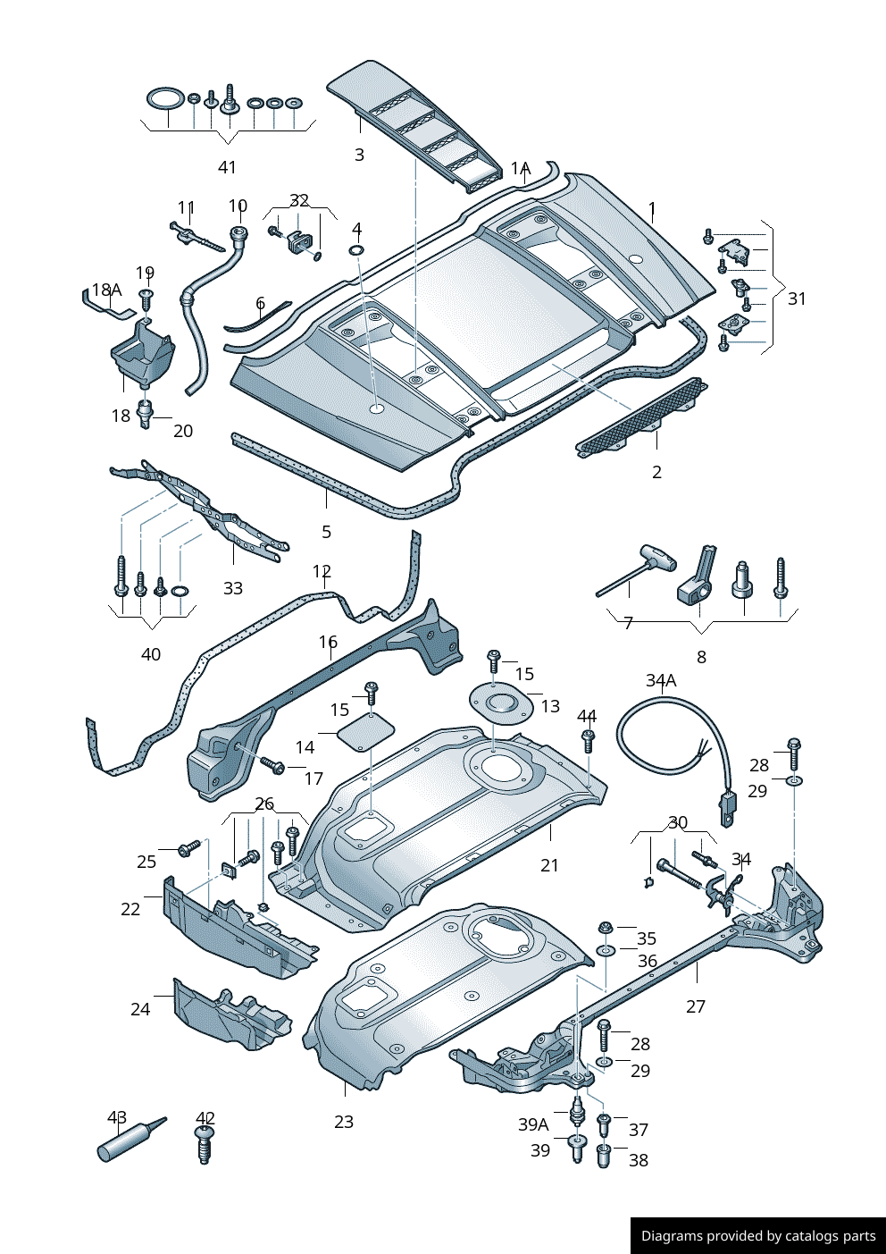 Car part diagram