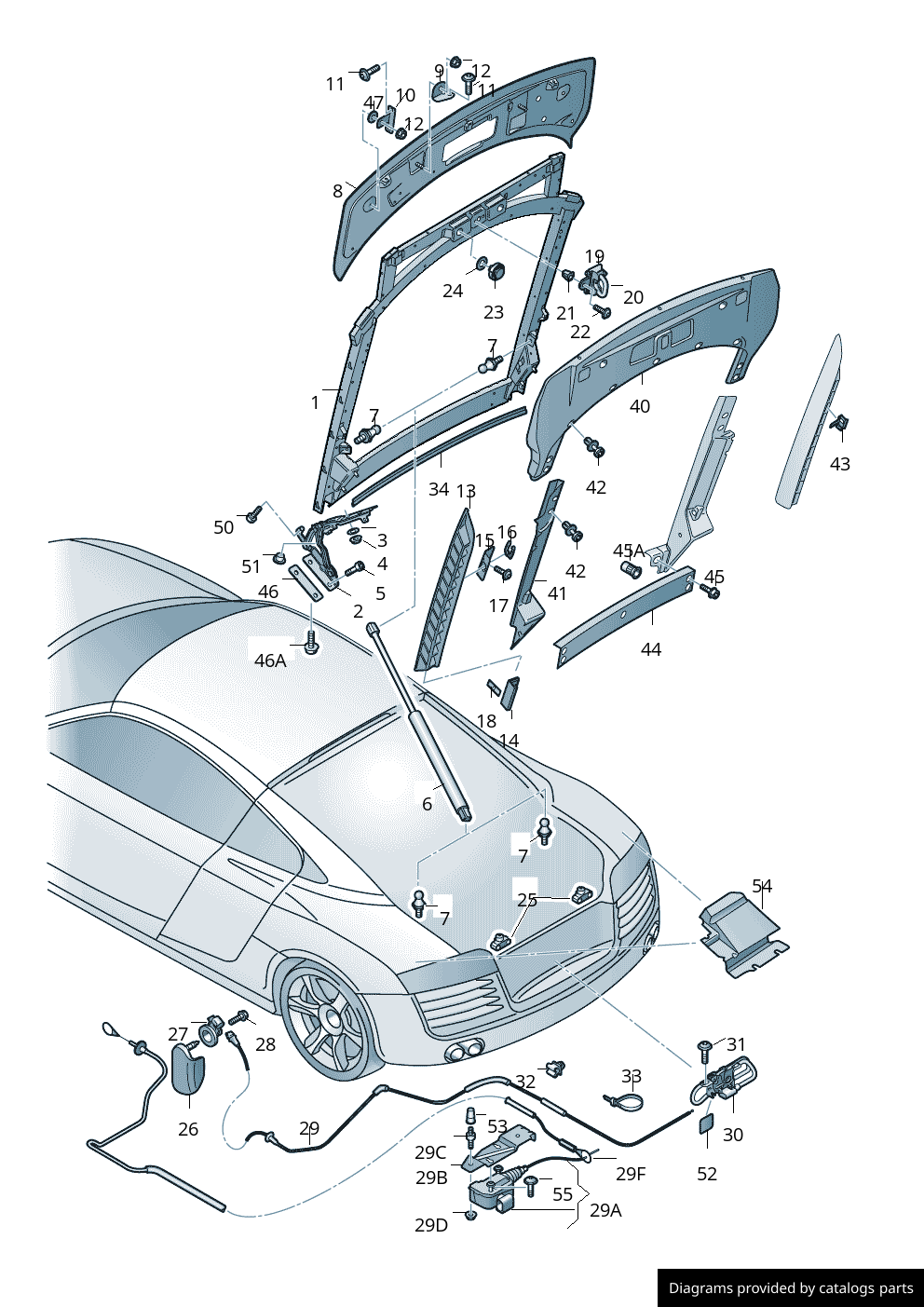 Car part diagram