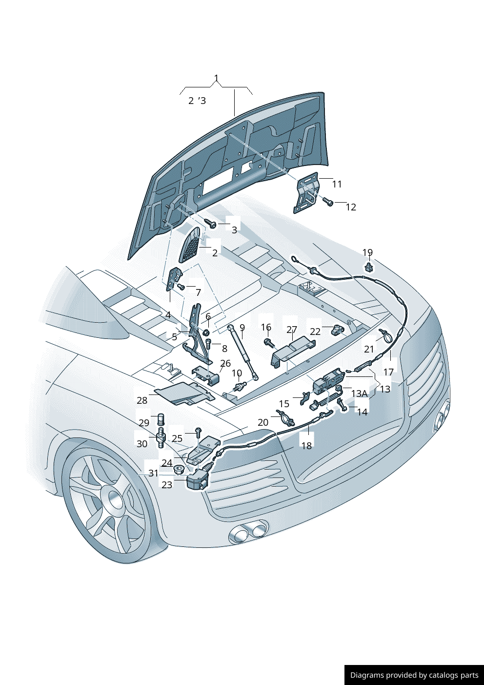Car part diagram