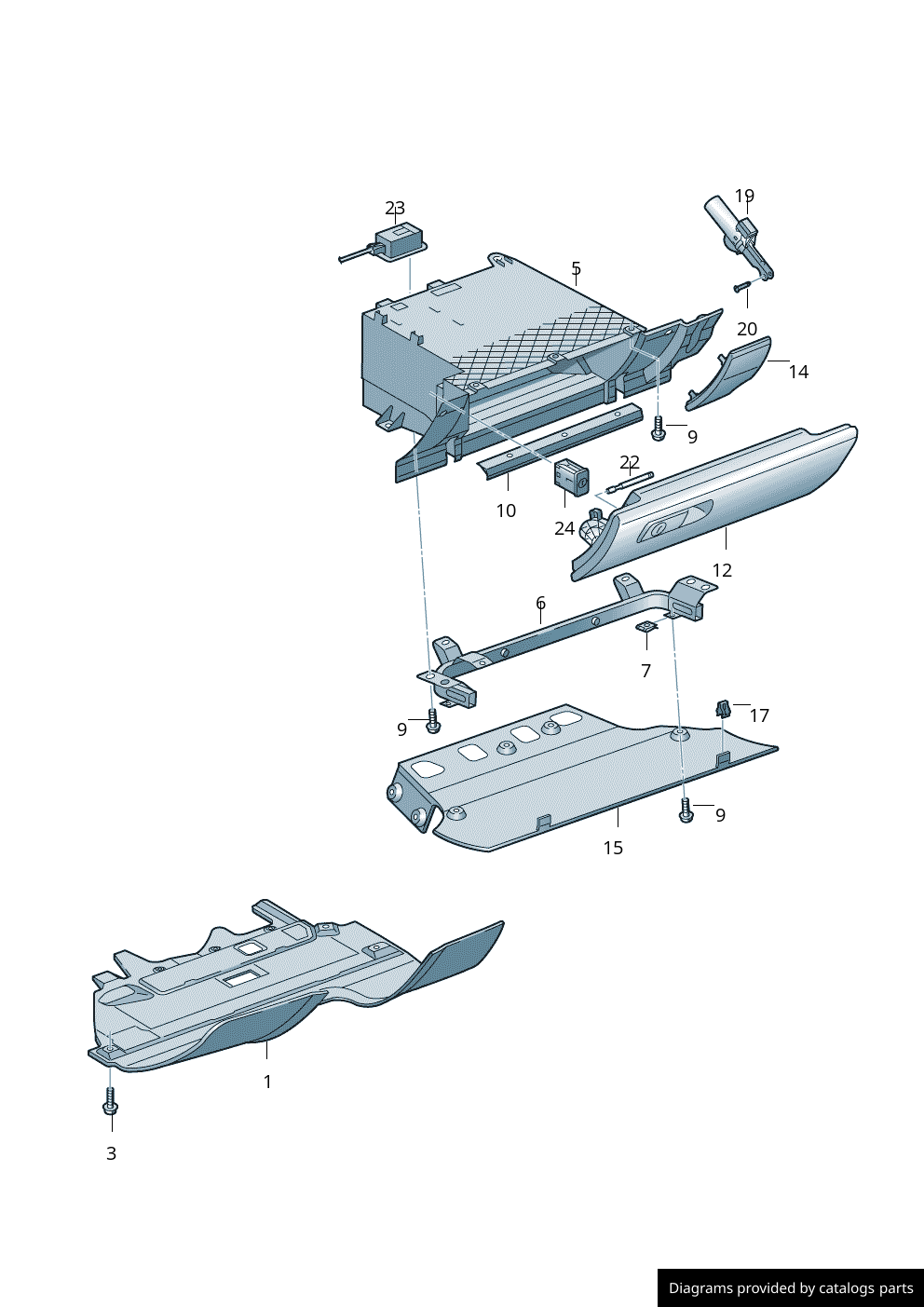 Car part diagram