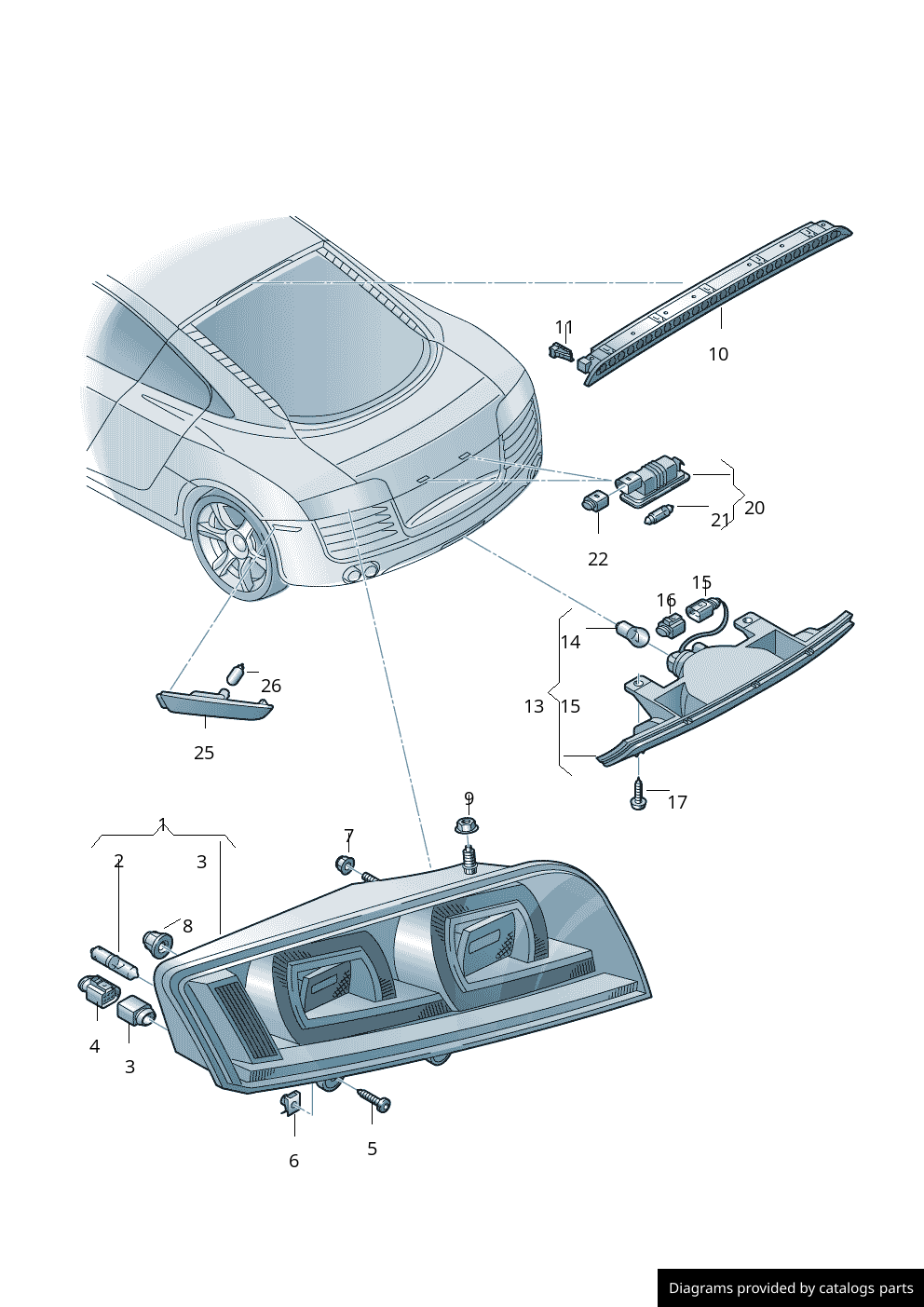 Car part diagram