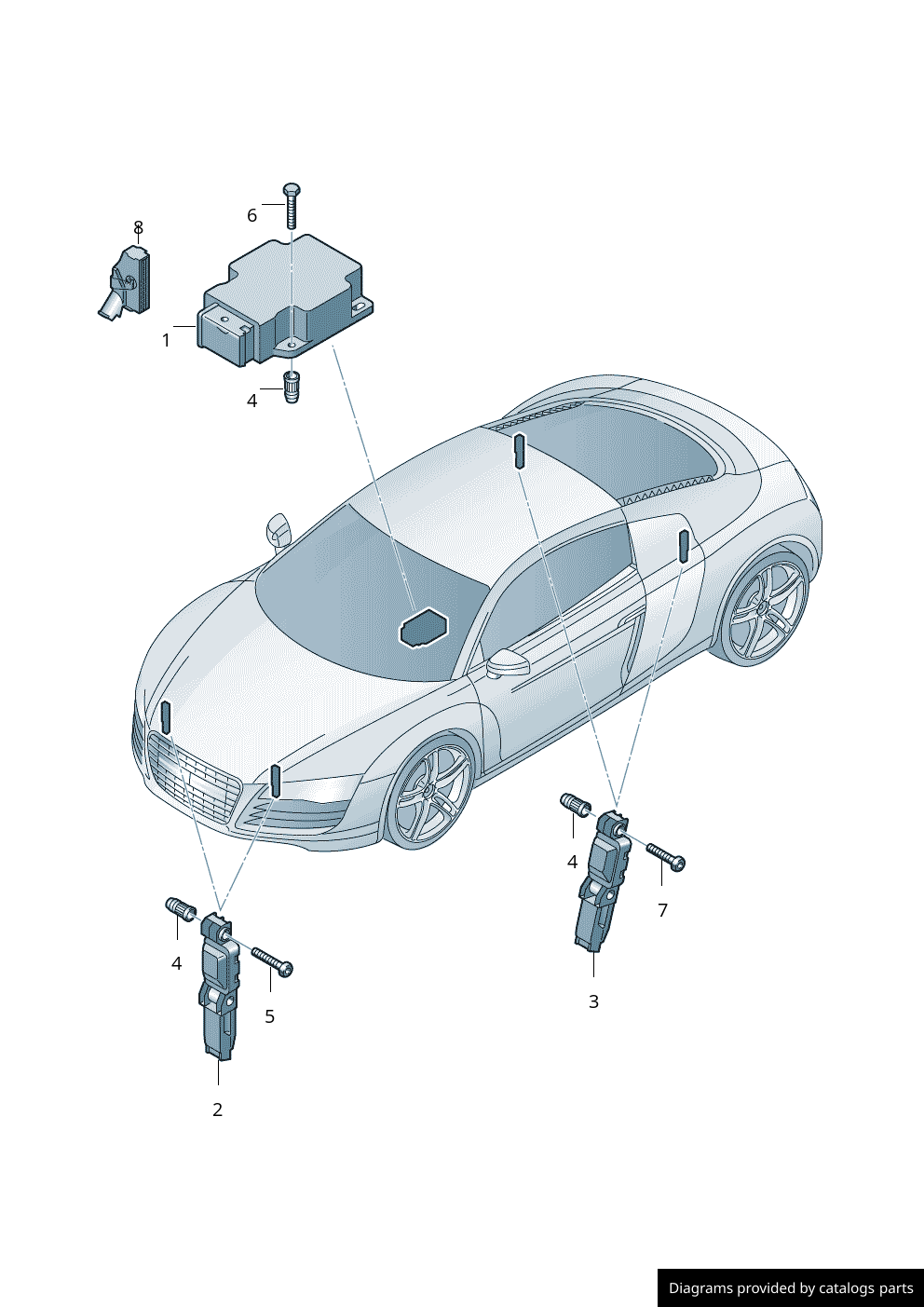 Car part diagram