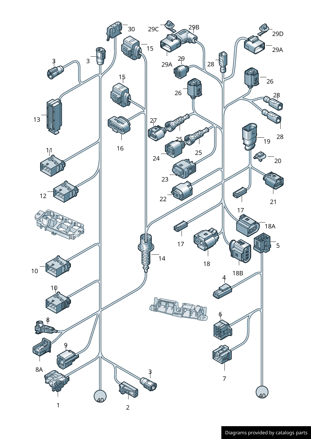 Car part diagram