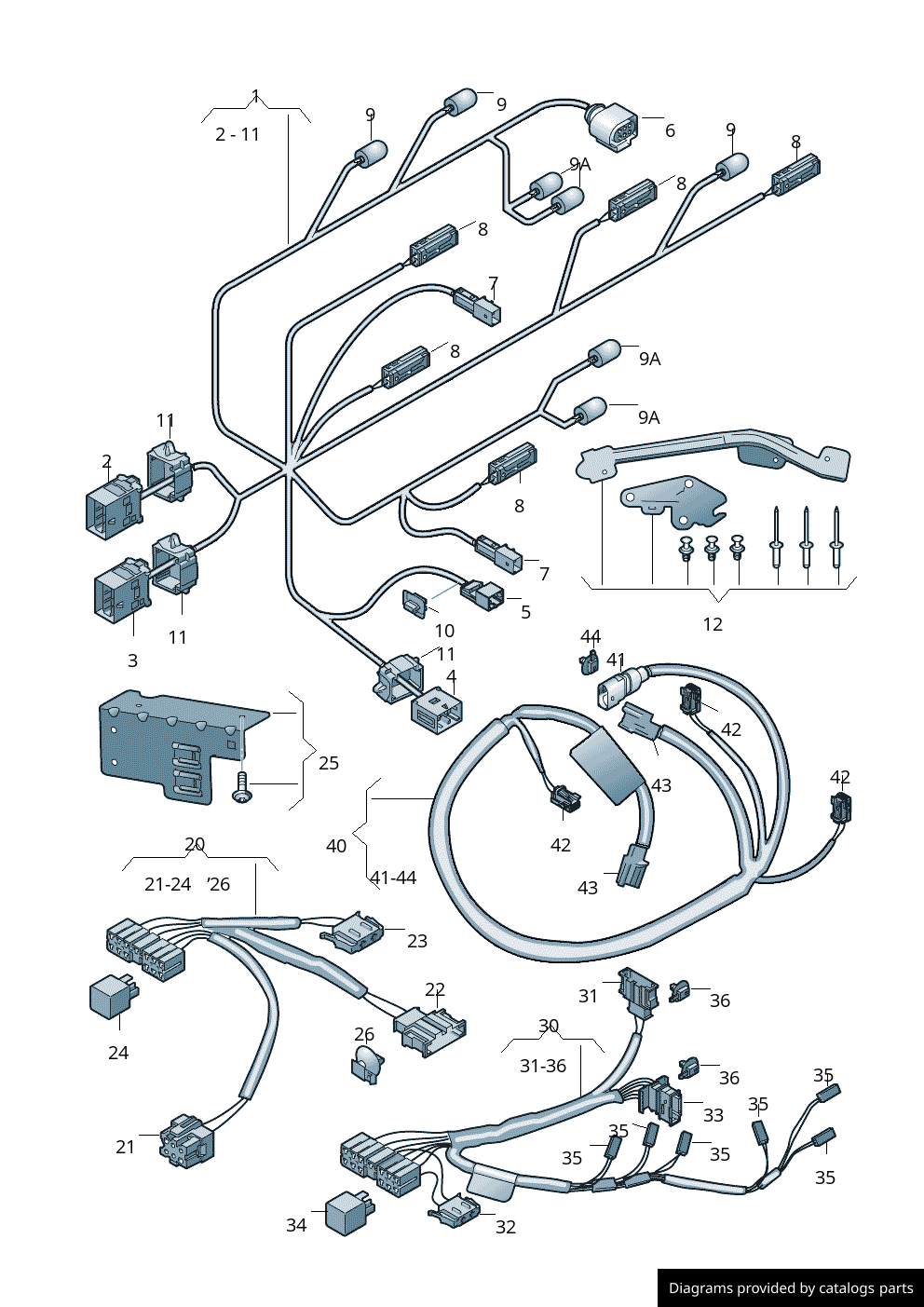 Car part diagram