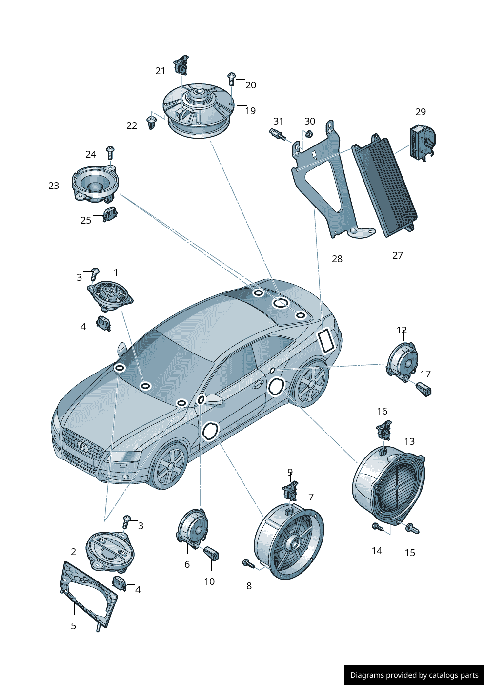 Car part diagram