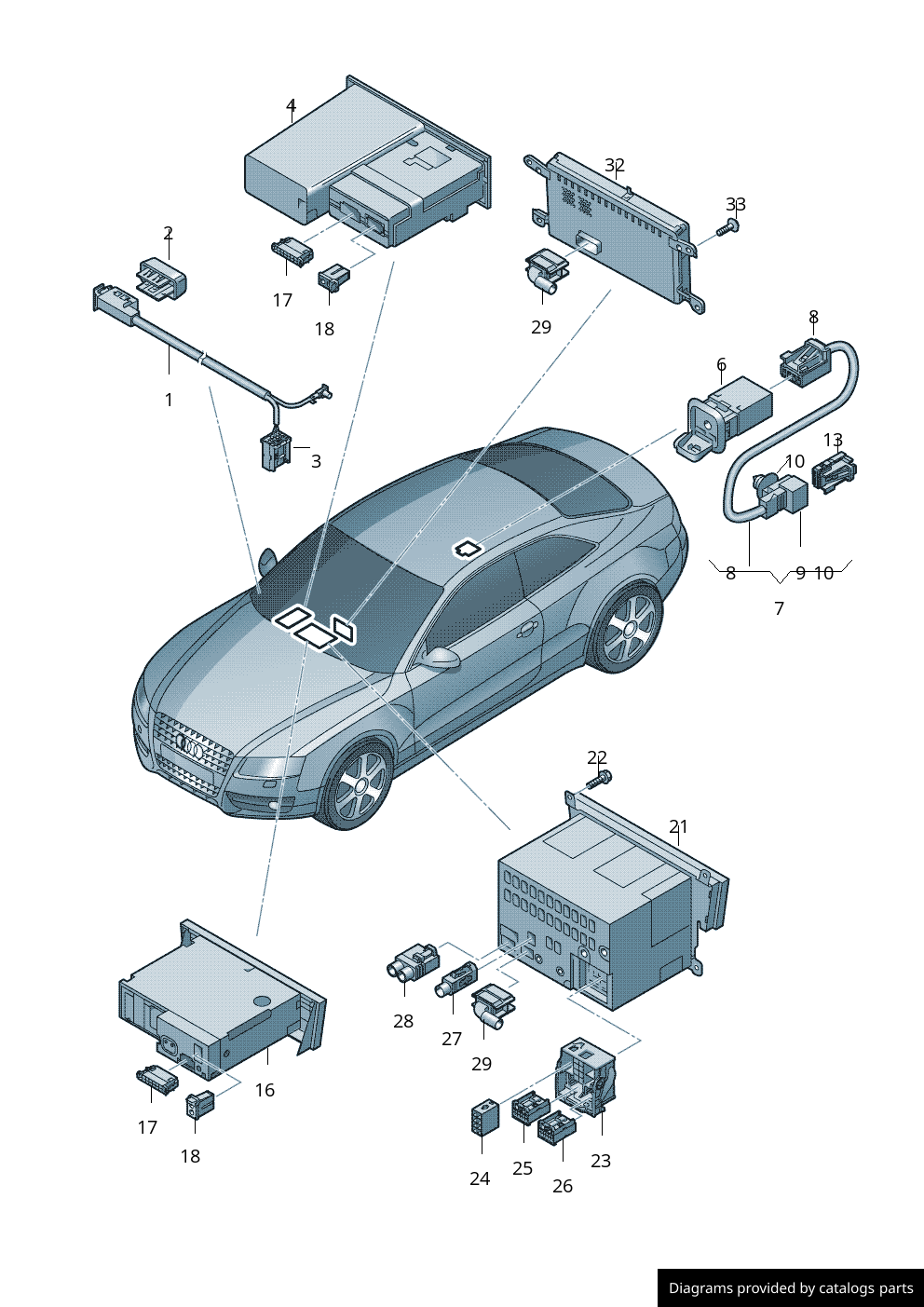 Car part diagram