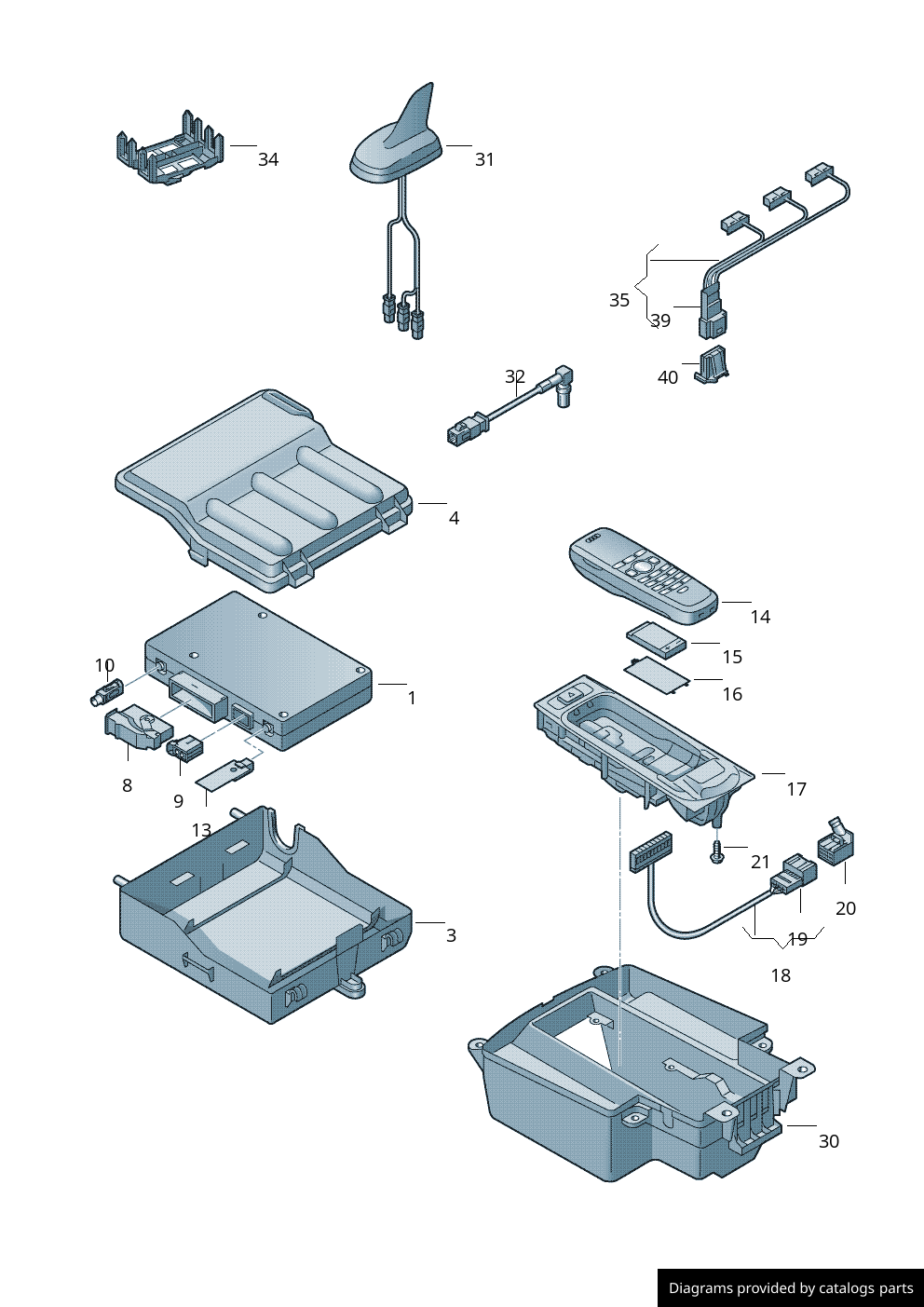 Car part diagram