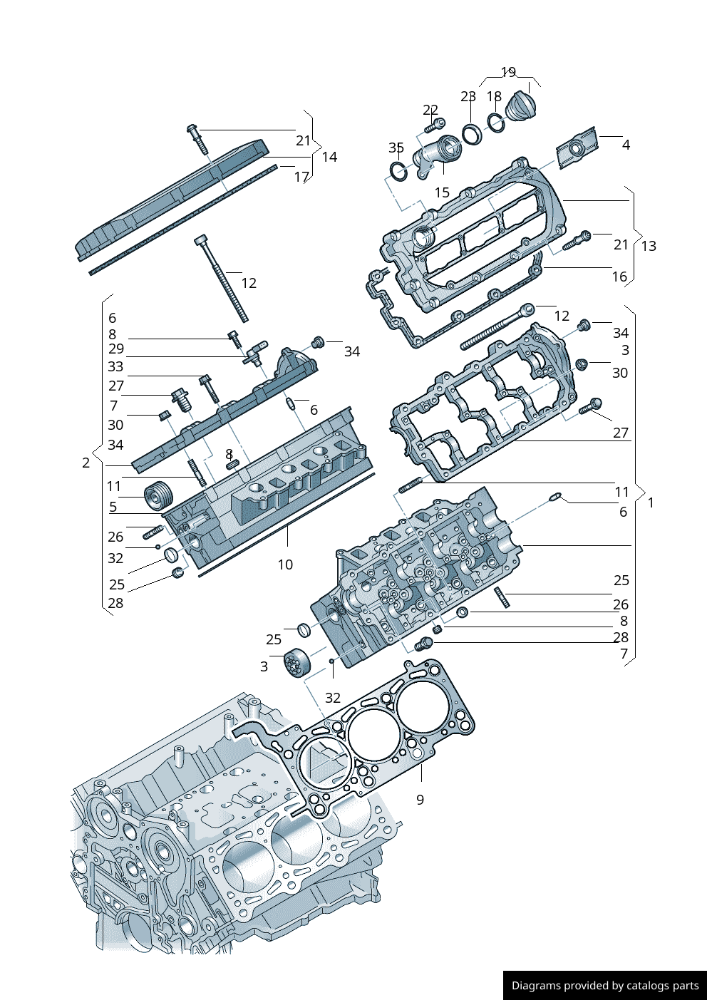 Car part diagram