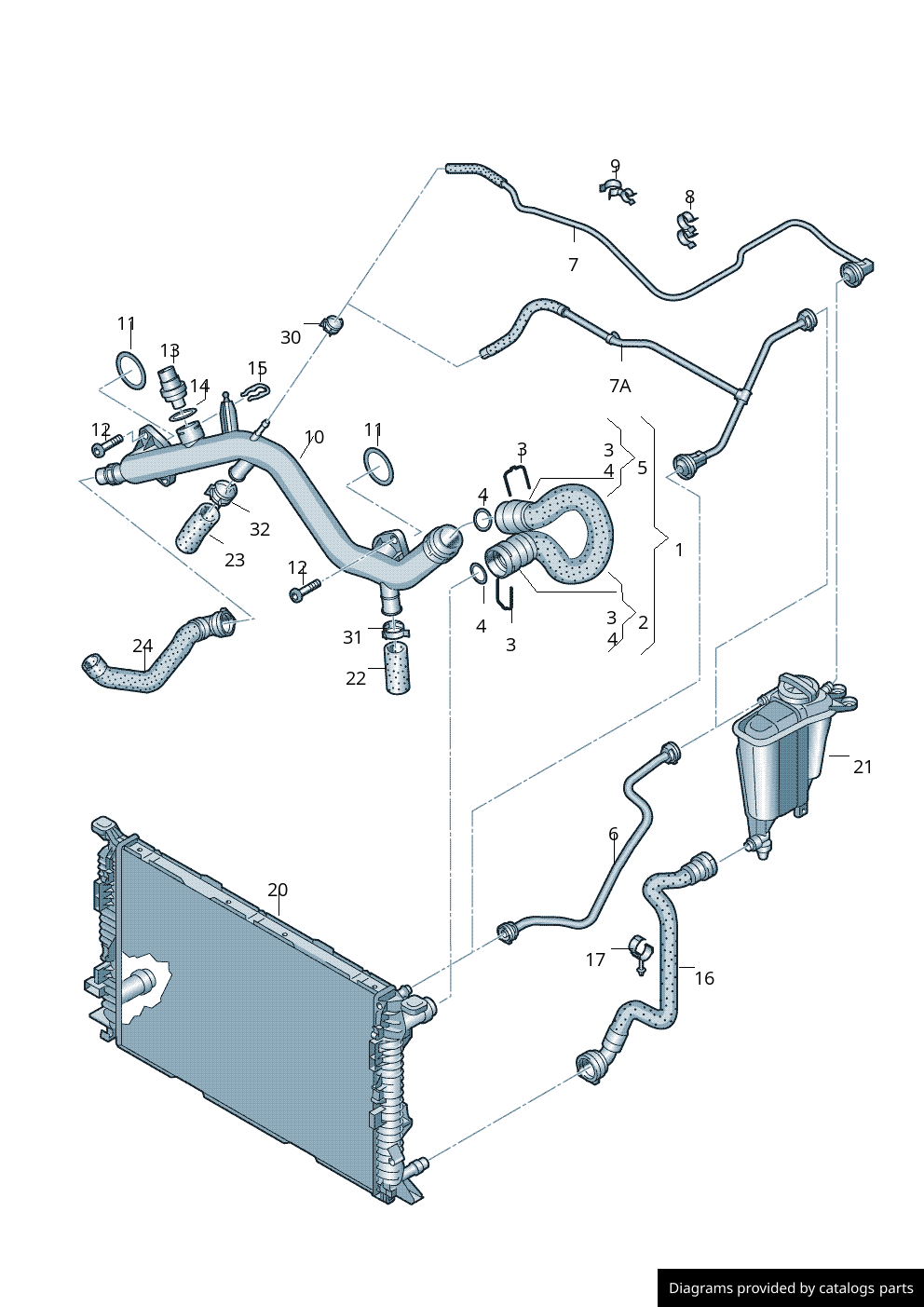 Car part diagram