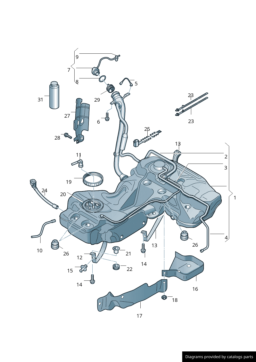 Car part diagram
