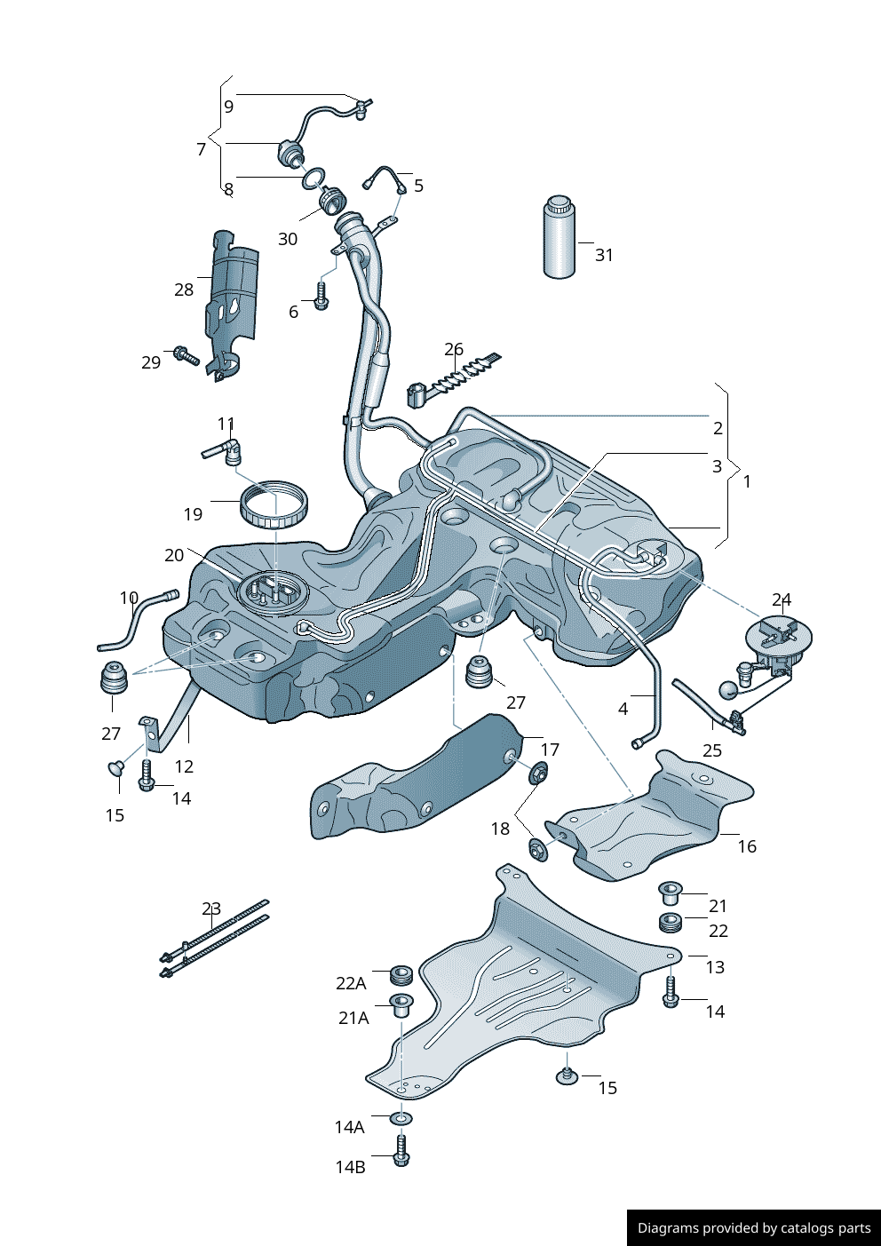 Car part diagram