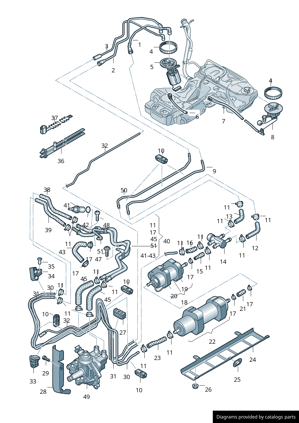 Car part diagram
