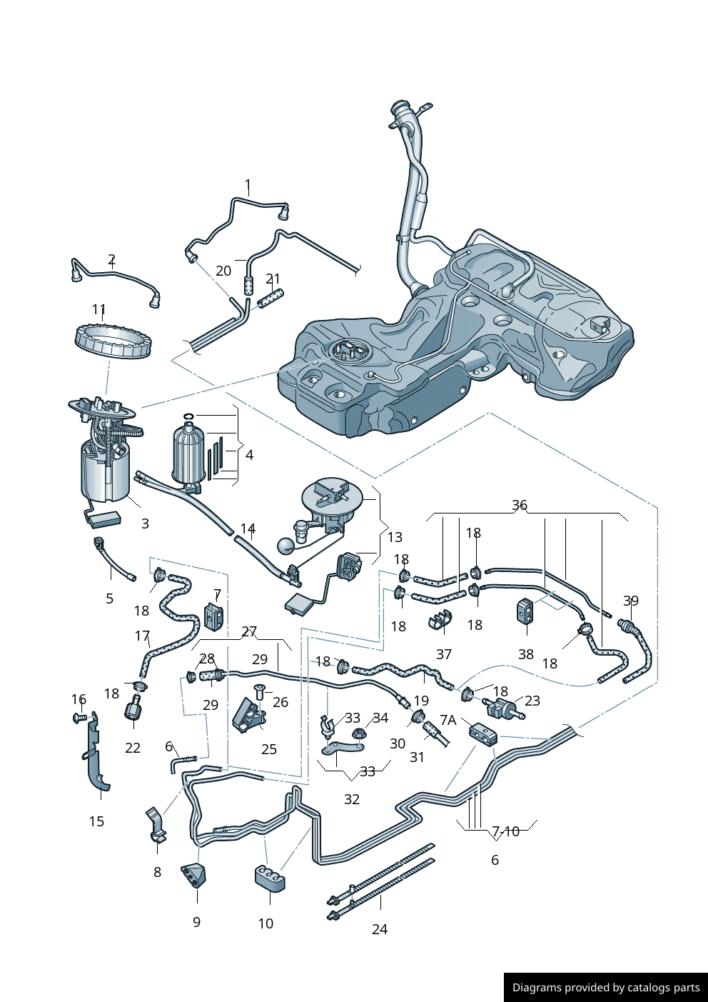 Car part diagram
