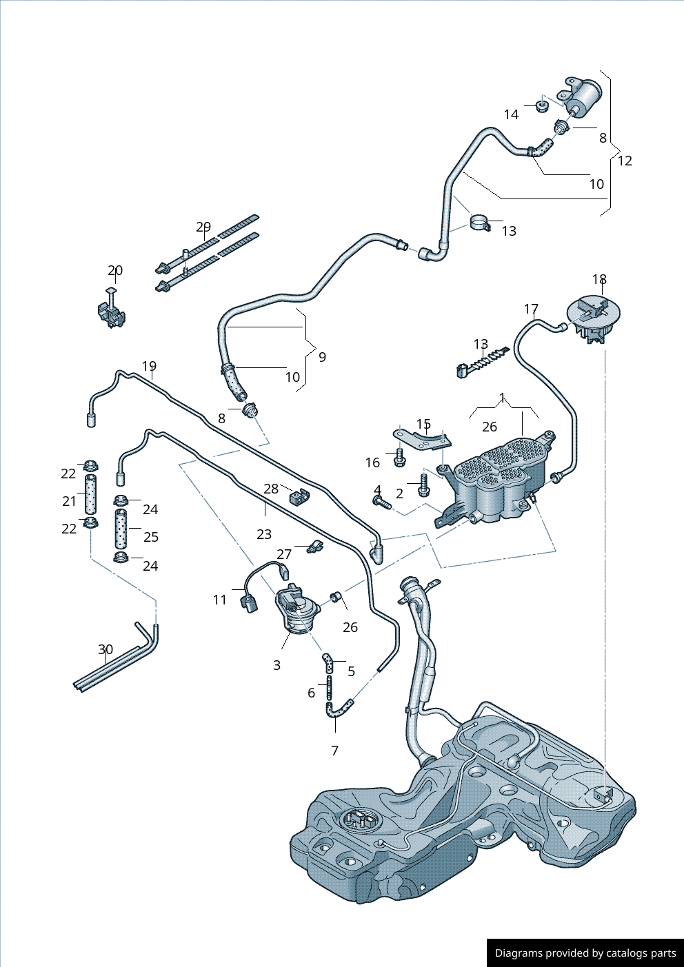 Car part diagram