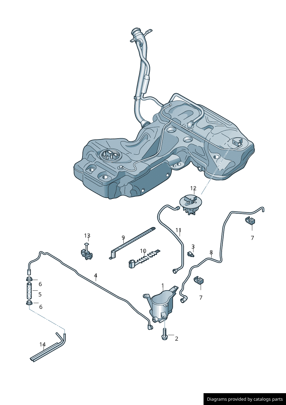 Car part diagram
