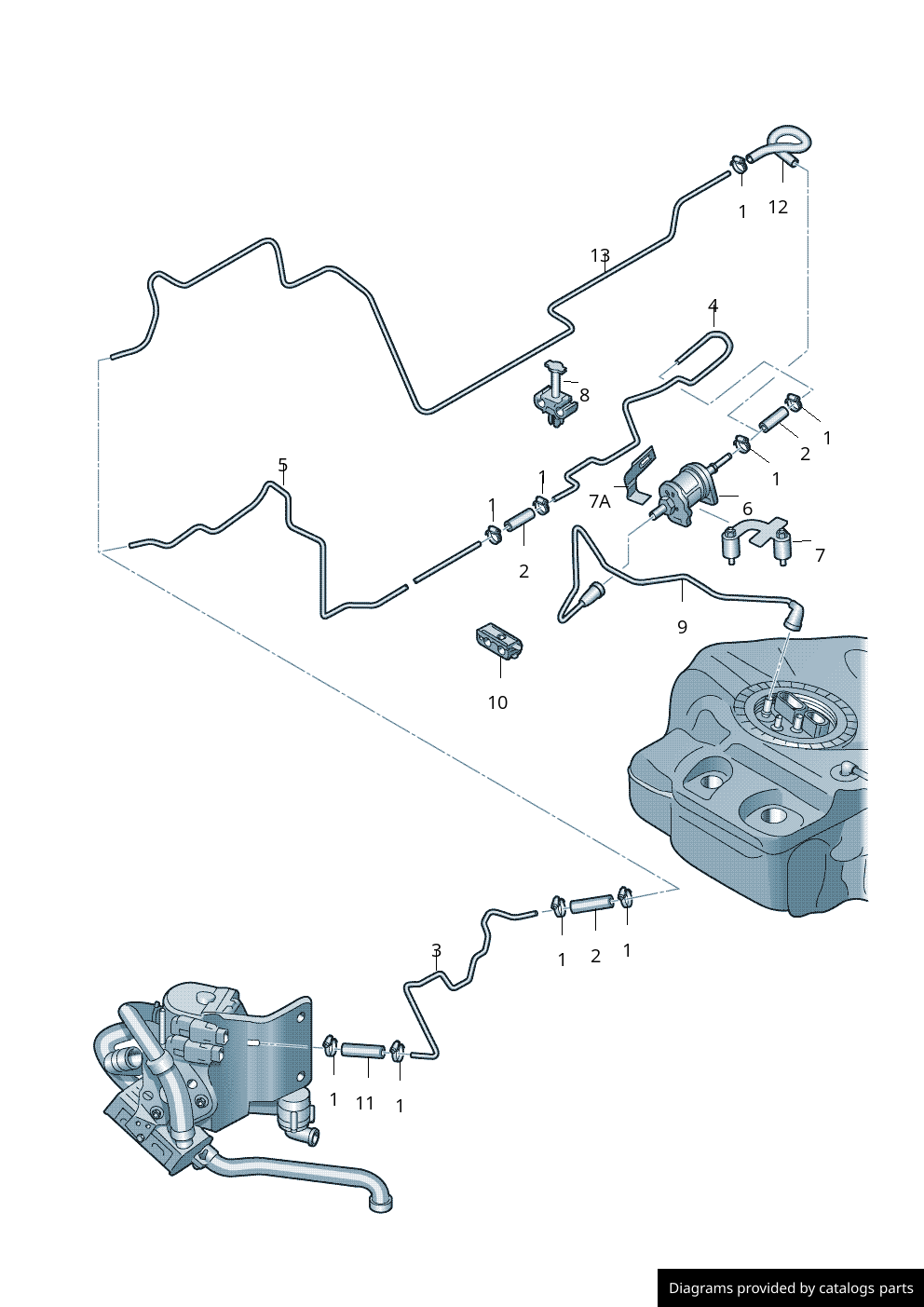 Car part diagram