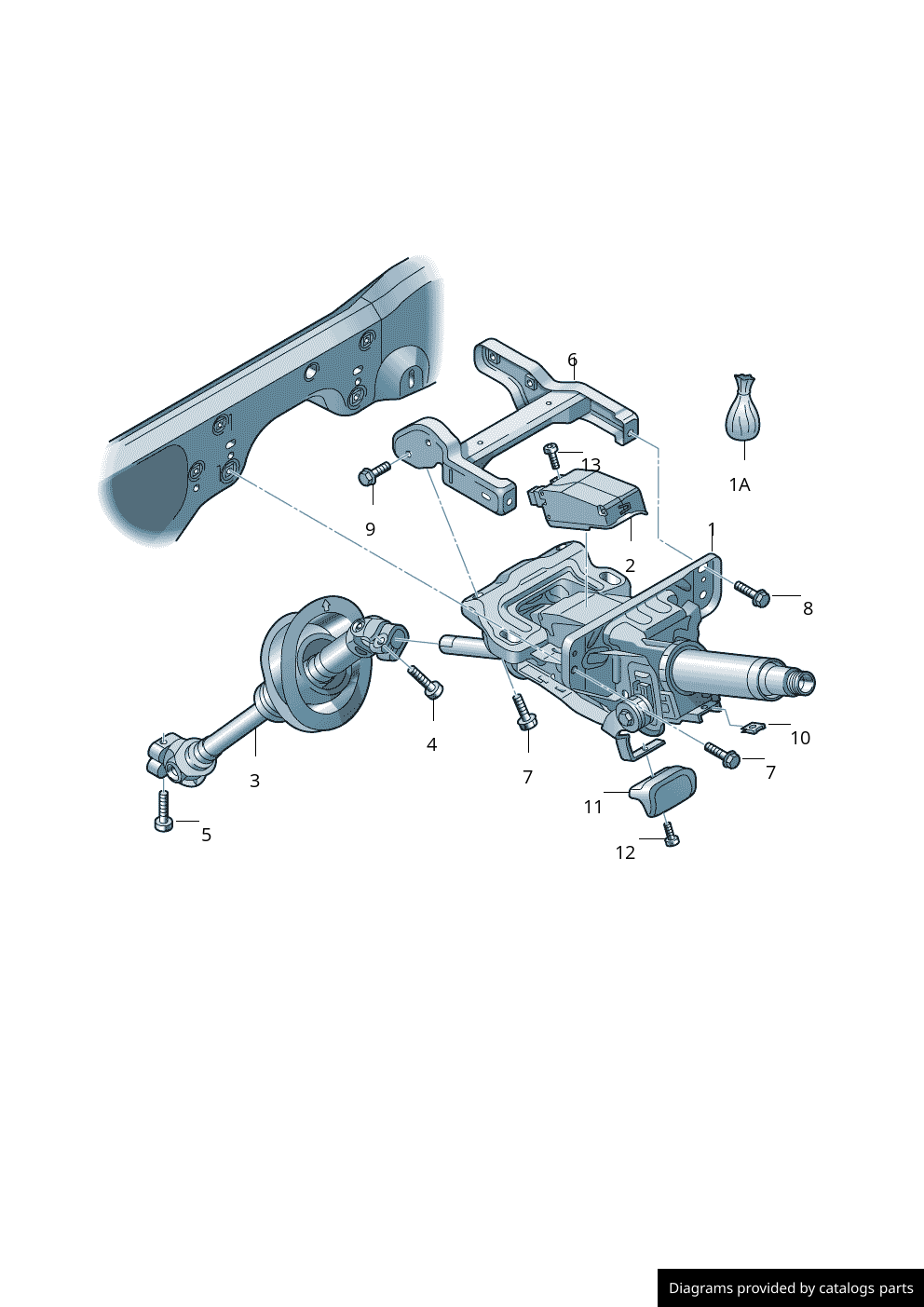 Car part diagram