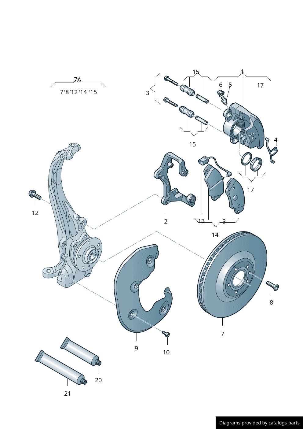 Car part diagram