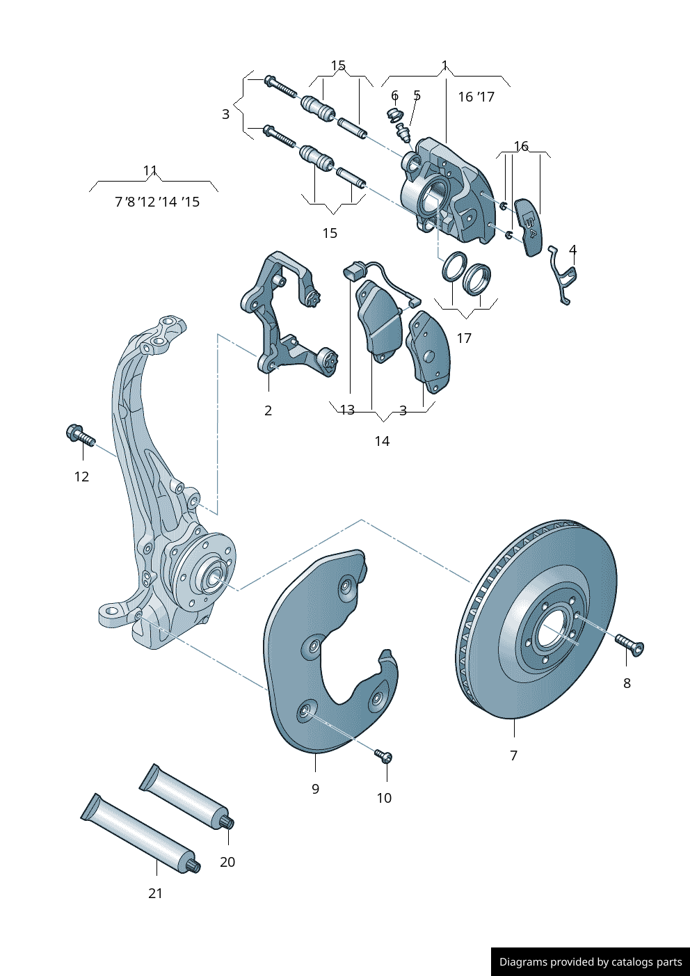 Car part diagram