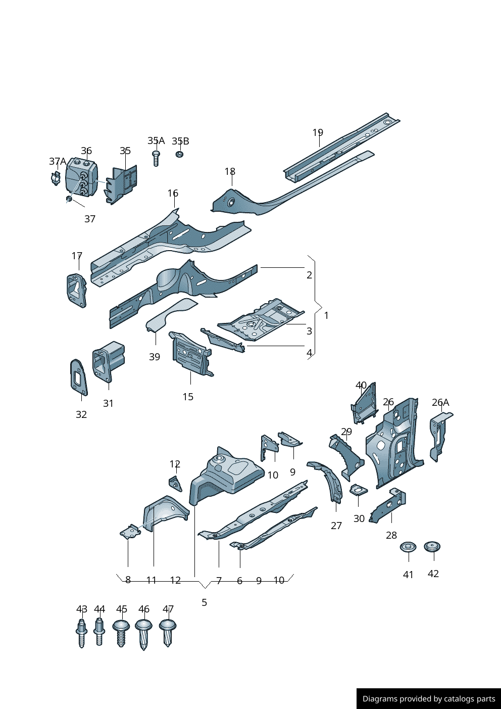 Car part diagram
