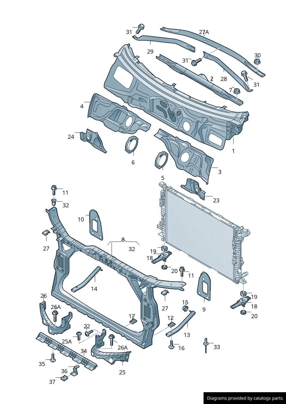 Car part diagram
