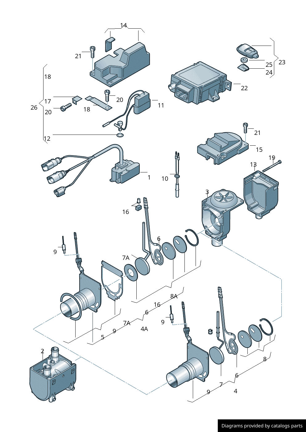 Car part diagram