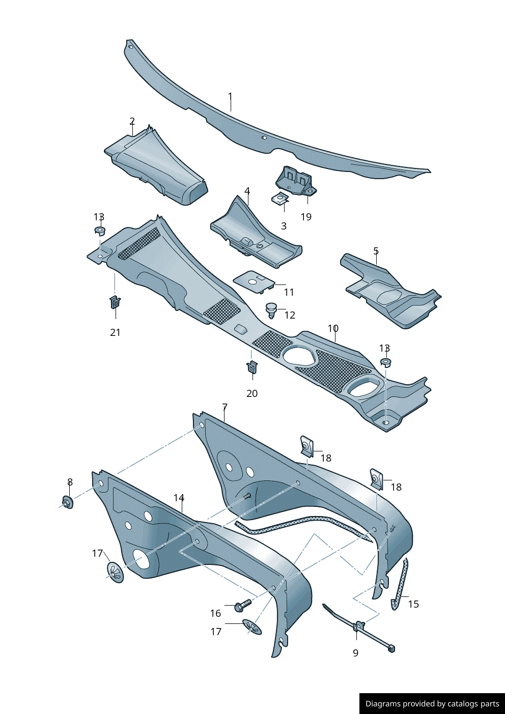 Car part diagram