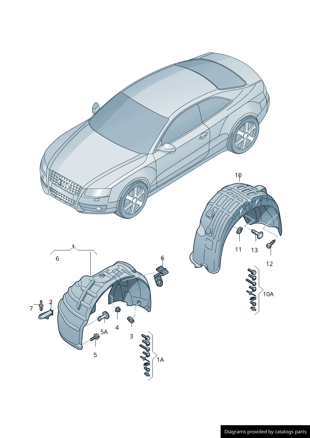 Car part diagram