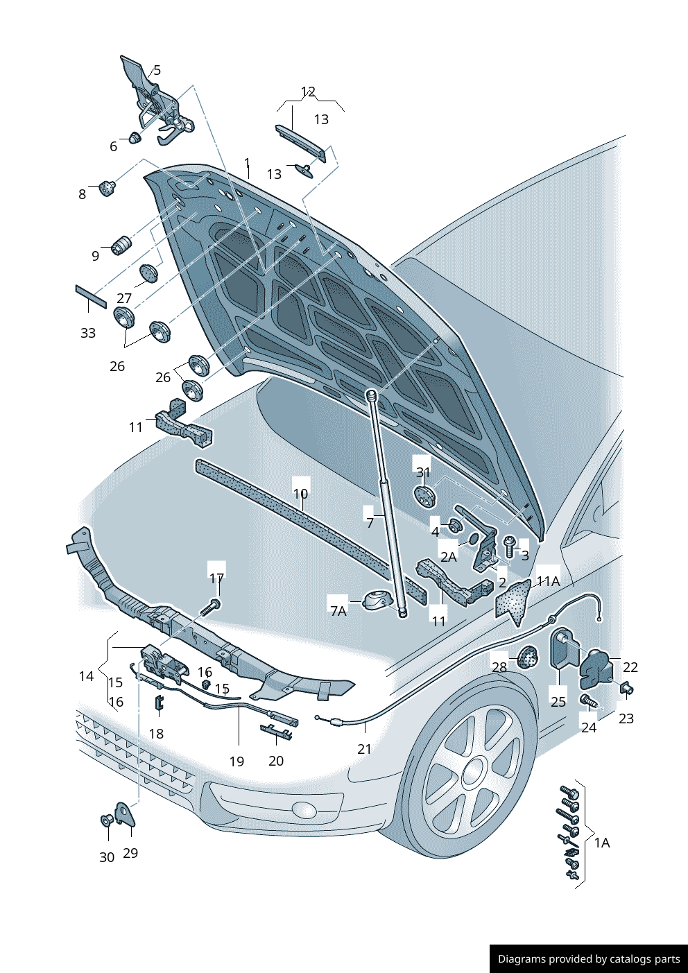 Car part diagram