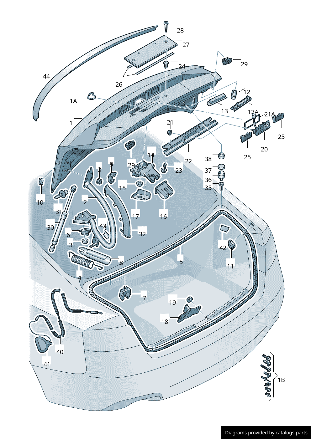 Car part diagram