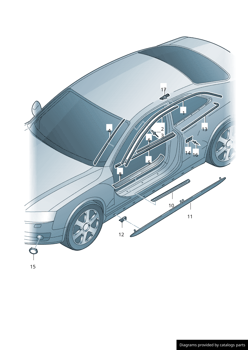 Car part diagram