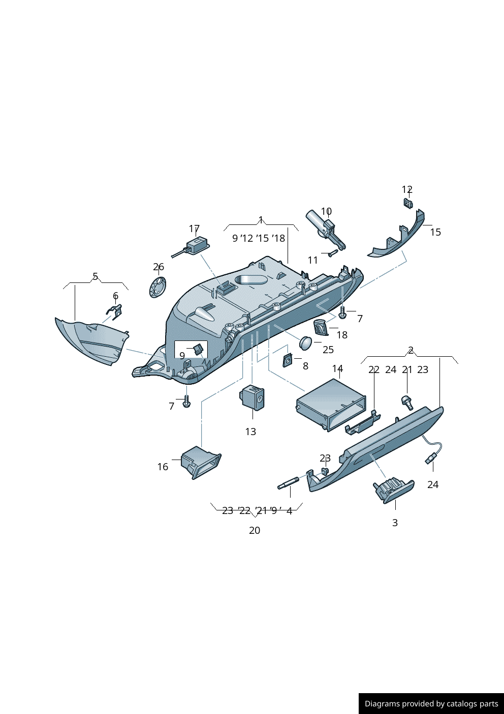 Car part diagram