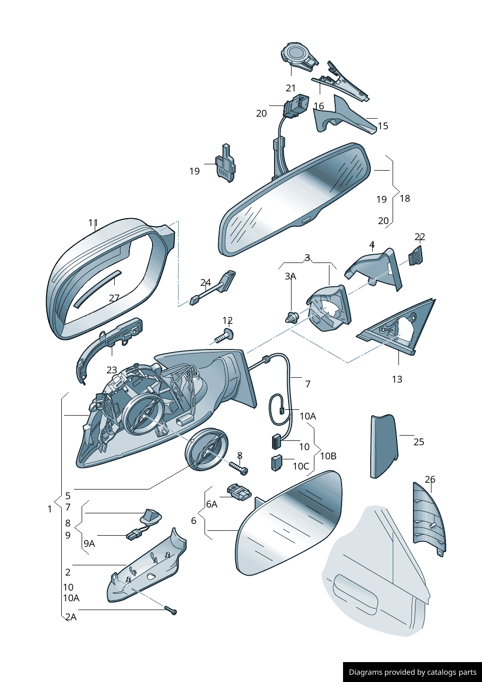 Car part diagram