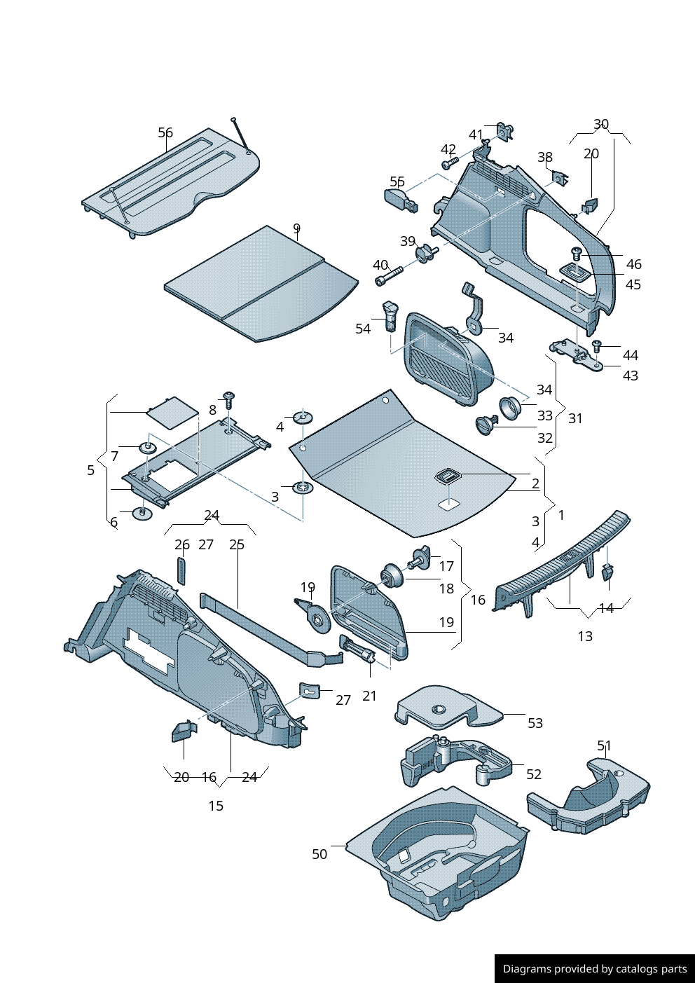 Car part diagram