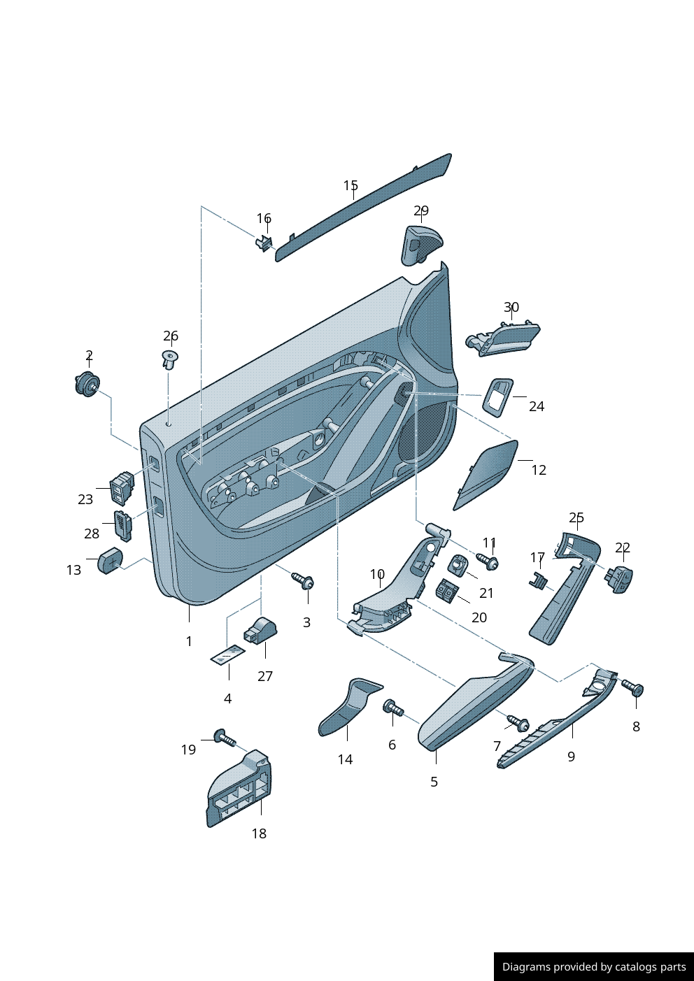 Car part diagram