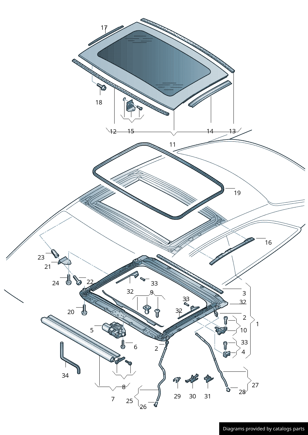 Car part diagram