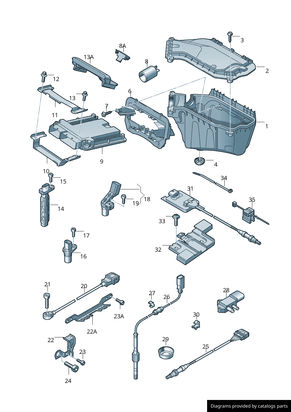 Car part diagram