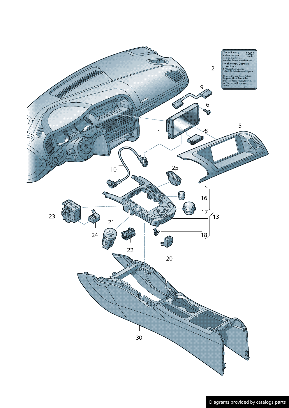 Car part diagram
