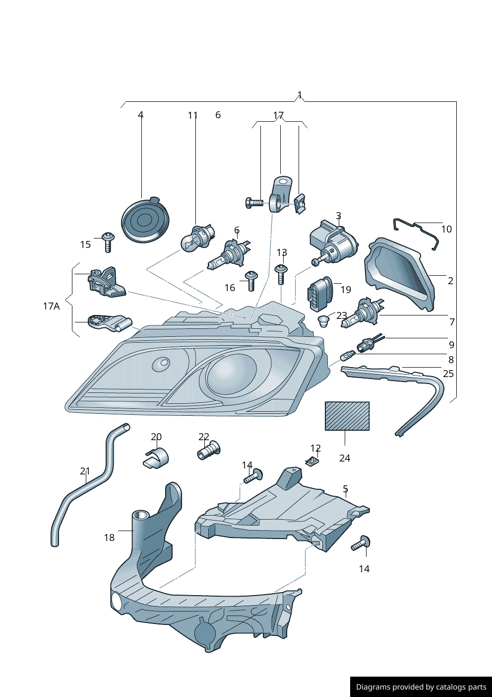 Car part diagram