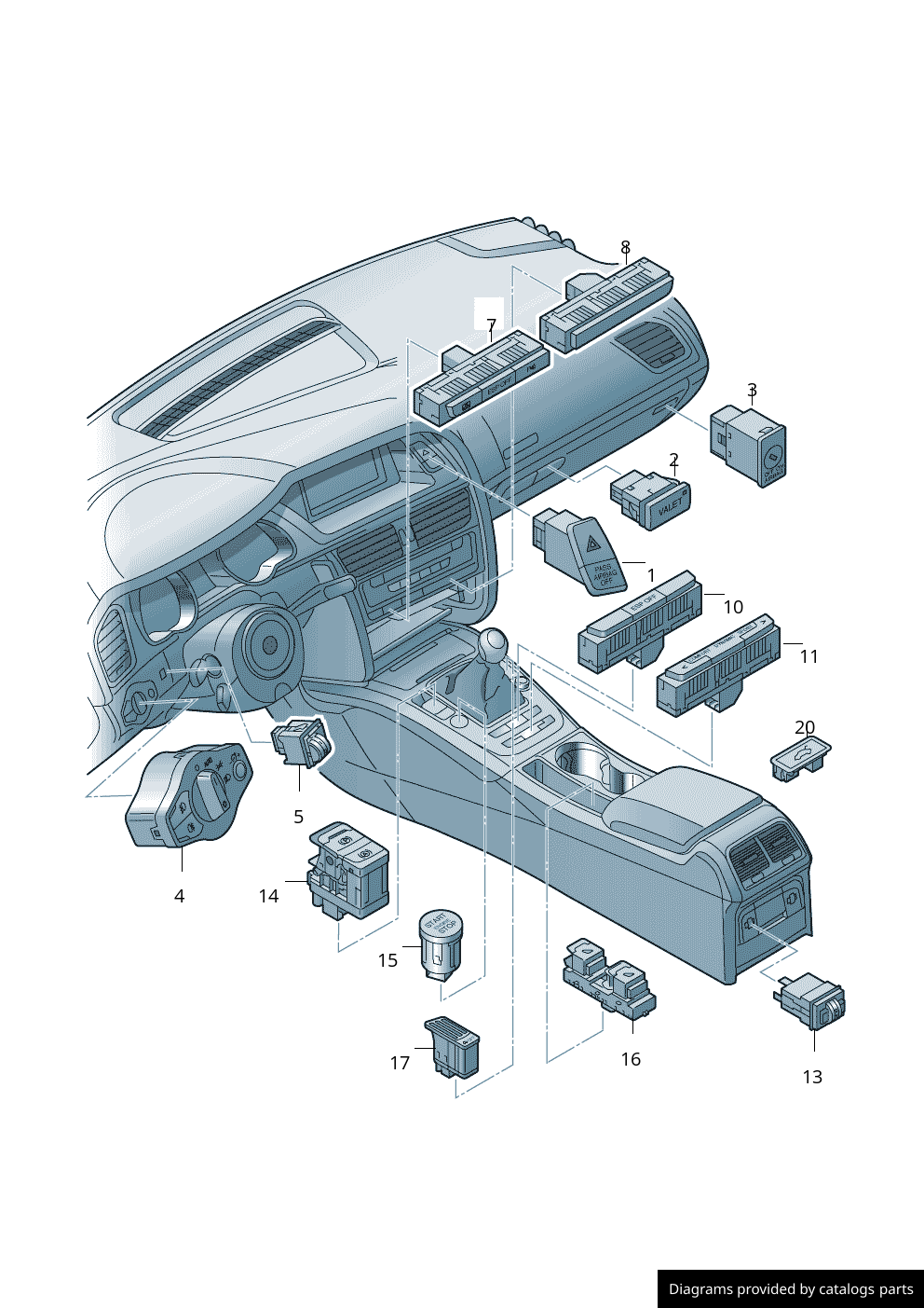 Car part diagram