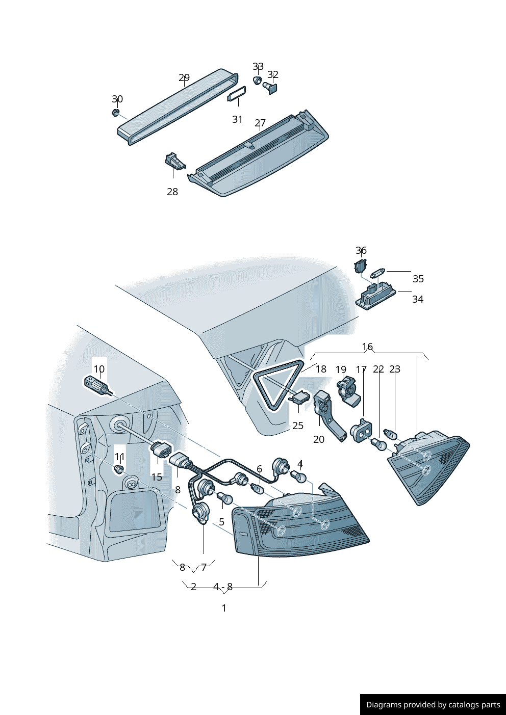 Car part diagram