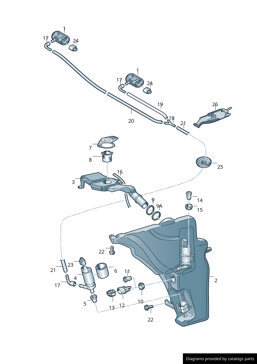 Car part diagram