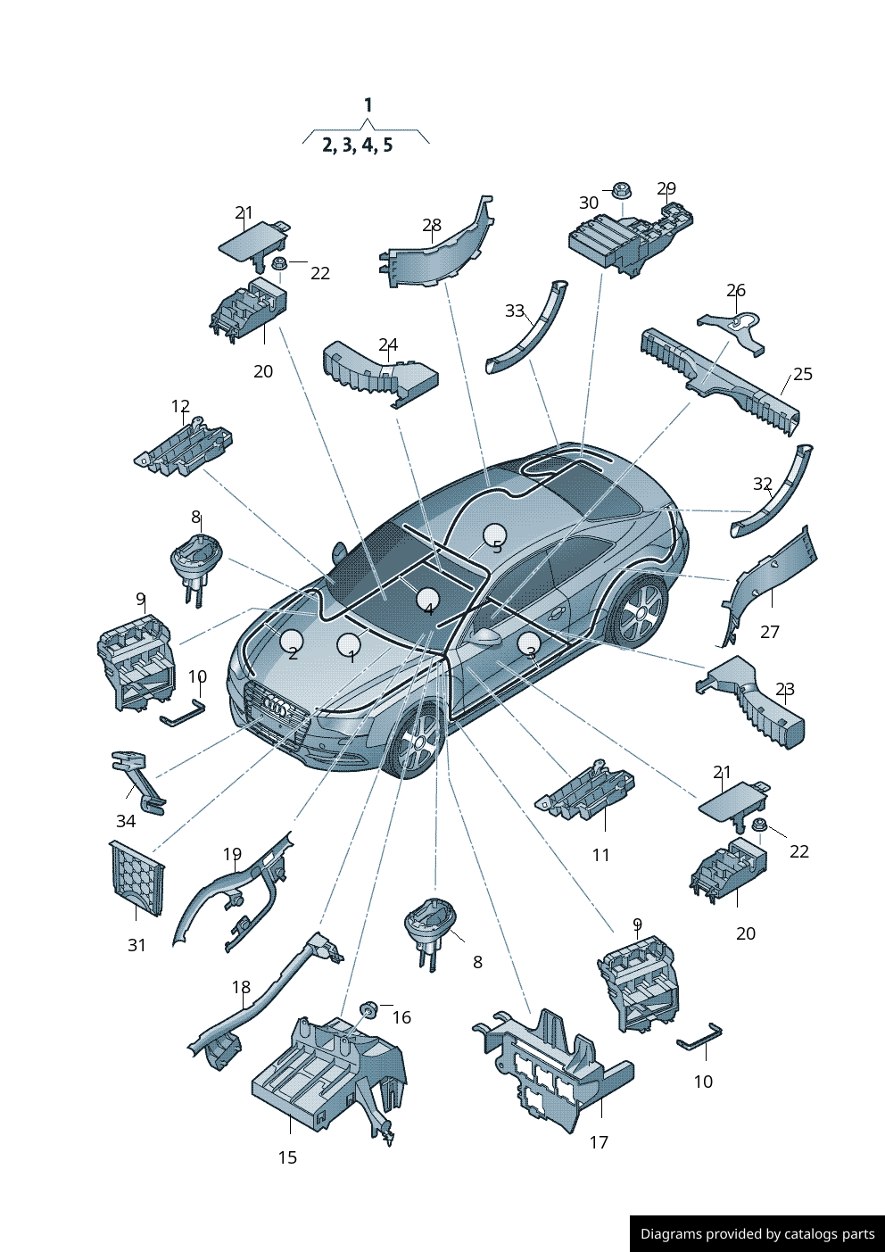 Car part diagram