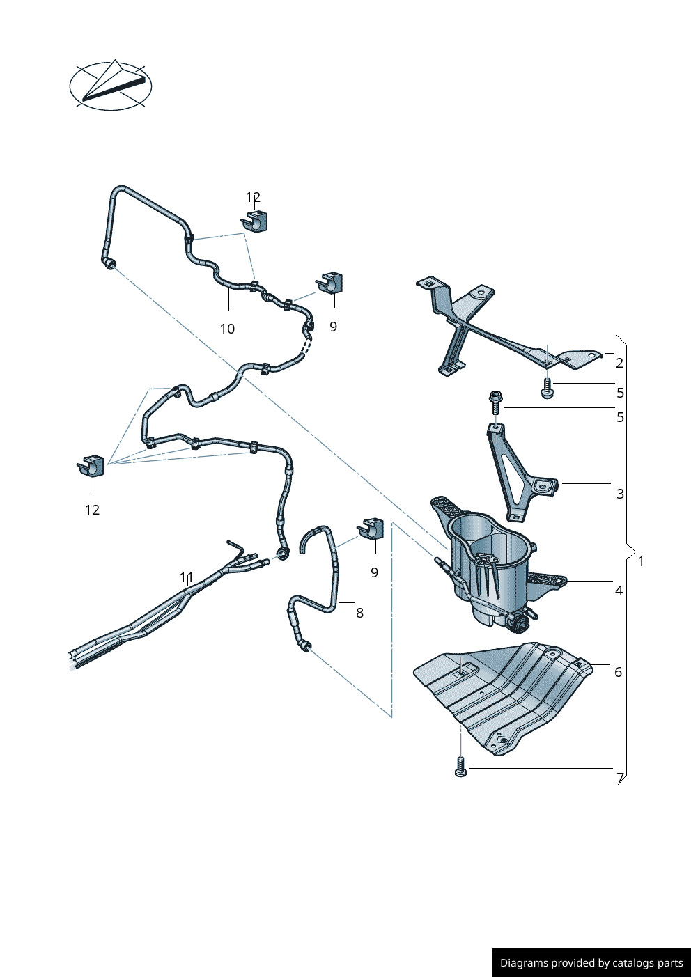 Car part diagram