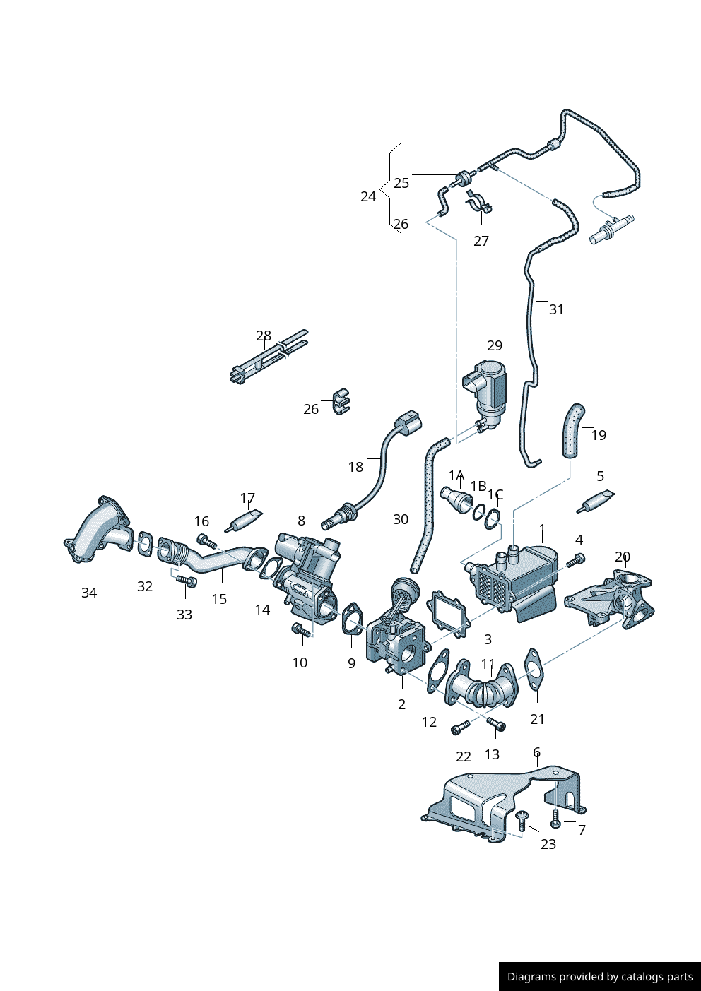 Car part diagram
