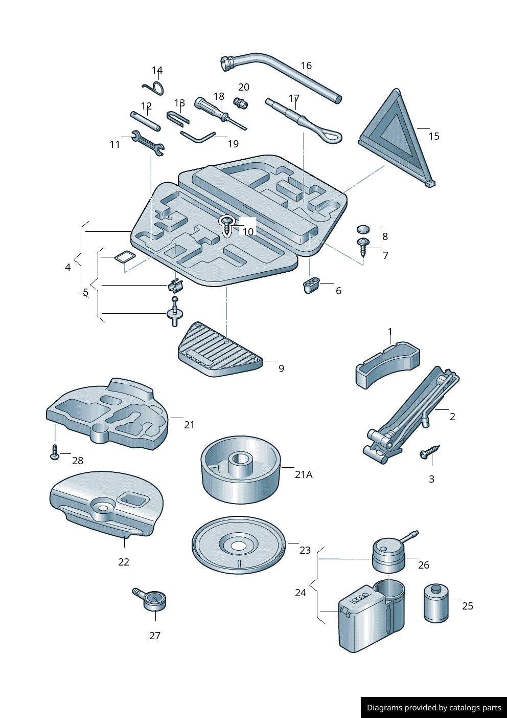 Car part diagram