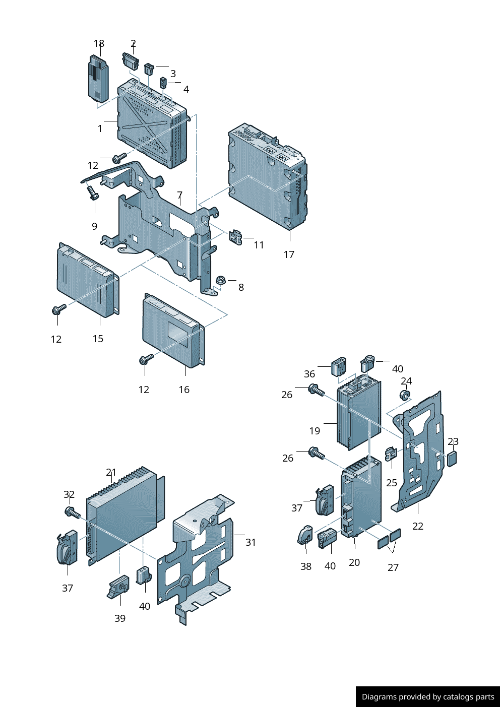 Car part diagram