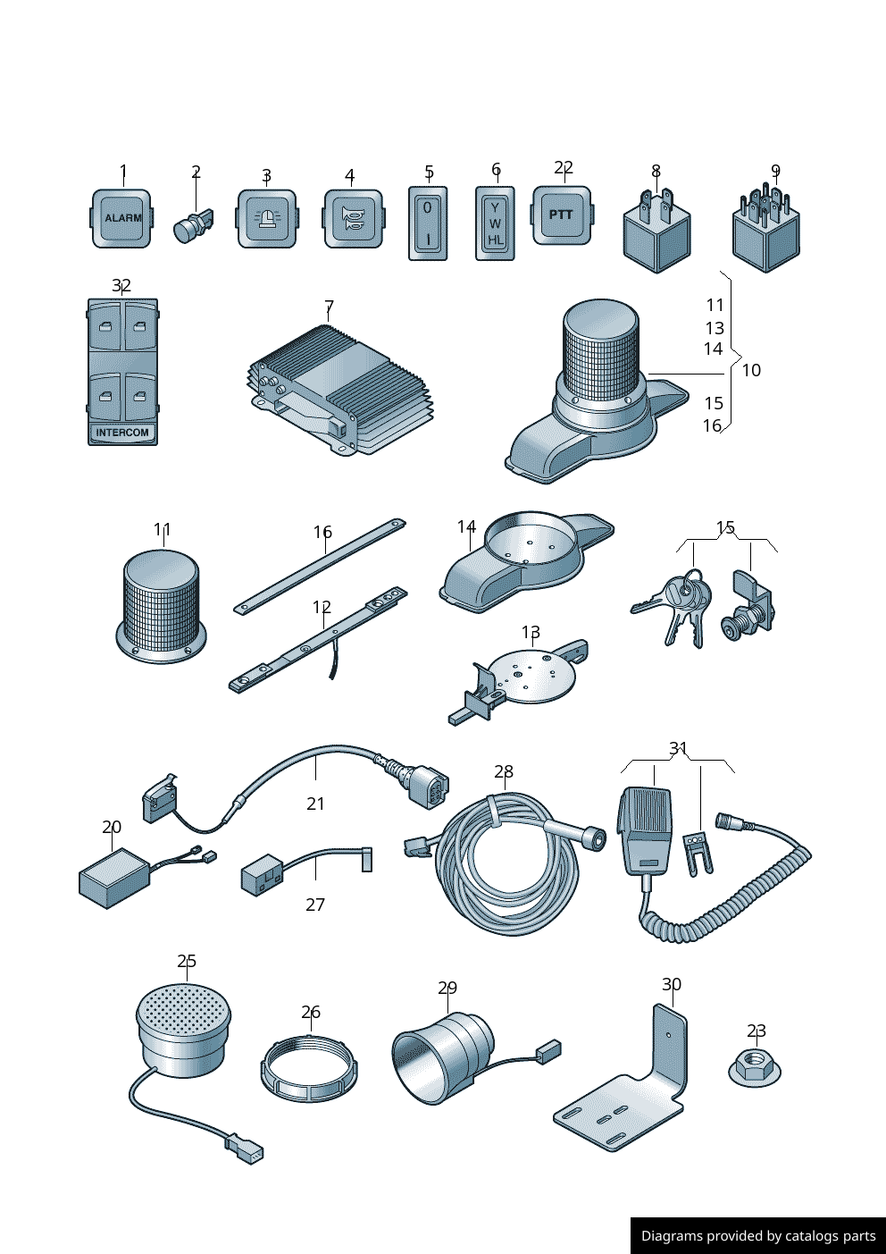 Car part diagram
