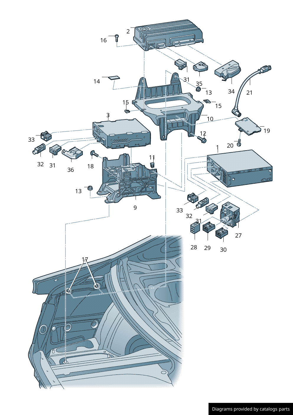 Car part diagram