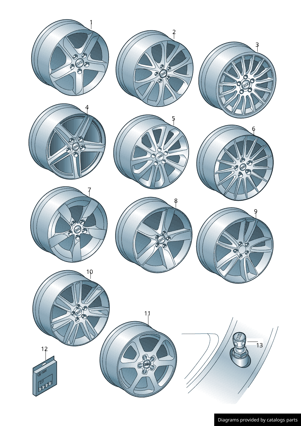 Car part diagram